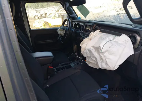 2020 Jeep Wrangler Unlimited Sport S 4X4 из США, поврежденный, VIN 1C4HJXDGXLW325708